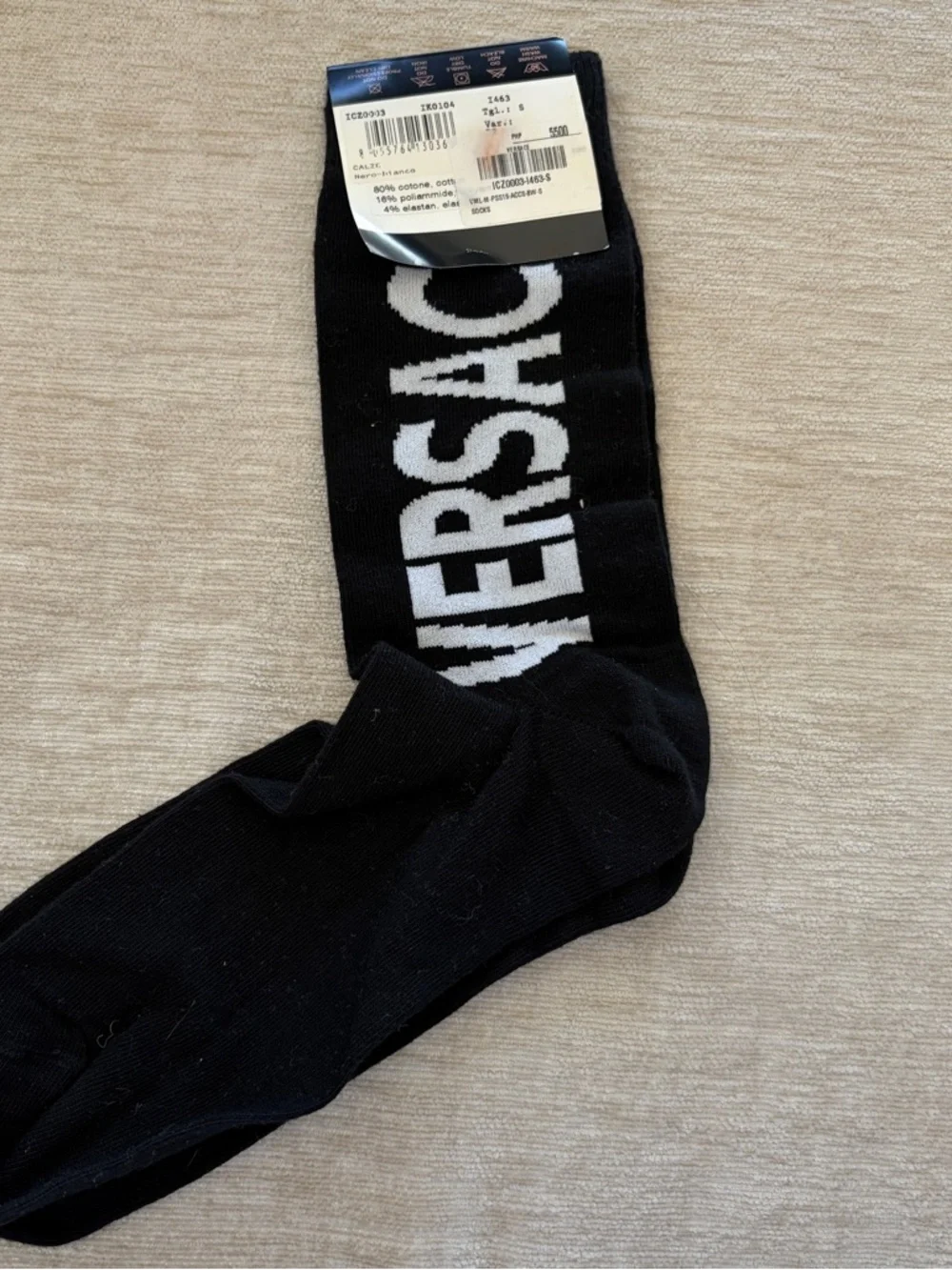 Versace Logo Socks - Picture 2 of 3